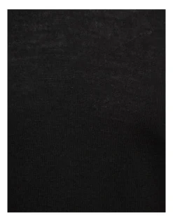 Oxford V-Neck Pure Merino Wool Pullover In Black -Myer Clothing Shop 986194720 6 1 720x928