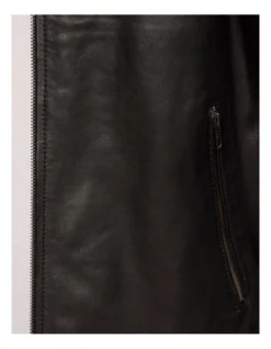 Oxford Carlo Leather Jacket In Black 11 Oxford Carlo Leather Jacket In Black -Myer Clothing Shop 986197600 6 720x928