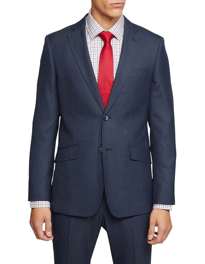 Oxford New Hopkins Wool Rich Suit Jacket In Blue 1 Oxford New Hopkins Wool Rich Suit Jacket In Blue