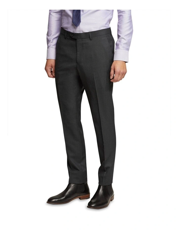 Oxford Auden Wool Rich Suit Trousers In Grey 3 Oxford Auden Wool Rich Suit Trousers In Grey - Image 3