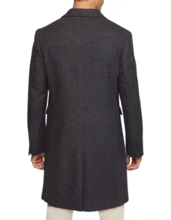 Oxford Atticus Wool Rich Twill Overcoat In Grey 8 Oxford Atticus Wool Rich Twill Overcoat In Grey -Myer Clothing Shop 986204260 3 720x928