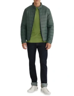 Oxford Beck Eco Filling Puffa Jacket In Green