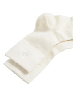 French Connection Fc Crew Sock In Cream
