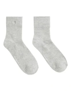 French Connection Fc Crew Sock In Grey