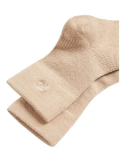 French Connection Fc Crew Sock In Beige -Myer Clothing Shop 986392090 986387500 3 720x928