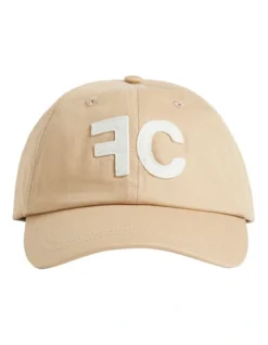 French Connection Fc Initial Cap In Beige