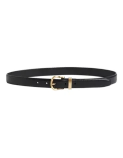 French Connection Lily Leather Belt