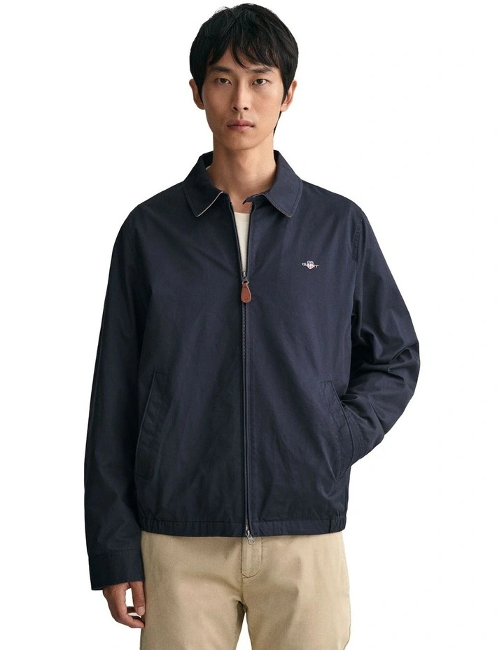 Gant Cotton Windcheater In Evening Blue 1 Gant Cotton Windcheater In Evening Blue
