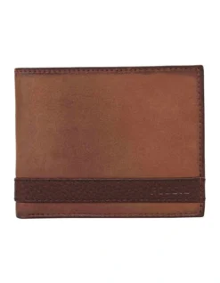 Fossil Quinn Bifold In Browm