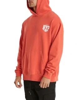 Tri-Star Relaxed Hooded In Red -Myer Clothing Shop 986505220 3 720x928