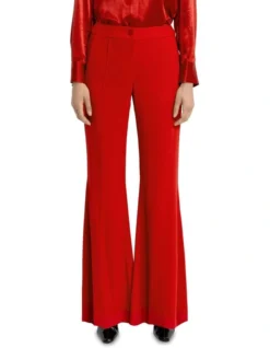 Scarlet Flared Pant In Red -Myer Clothing Shop 986539510 3 720x928