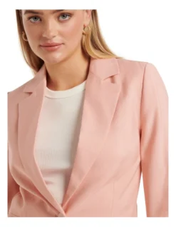 Forever New Hettie Single Breasted Blazer In Pink 7 Forever New Hettie Single Breasted Blazer In Pink -Myer Clothing Shop 986704480 3 720x928