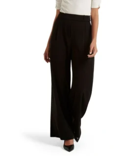 Forever New Isla Tall Wide Leg Pant In Black