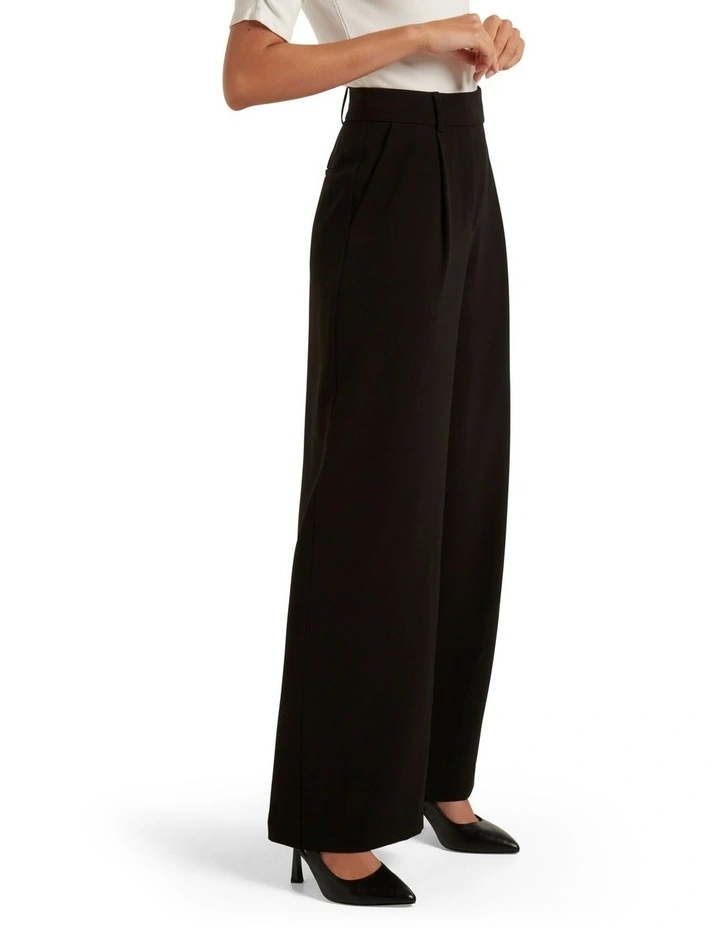 Forever New Isla Tall Wide Leg Pant In Black 3 Forever New Isla Tall Wide Leg Pant In Black - Image 3