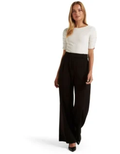 Forever New Isla Tall Wide Leg Pant In Black 9 Forever New Isla Tall Wide Leg Pant In Black -Myer Clothing Shop 986707720 5 720x928