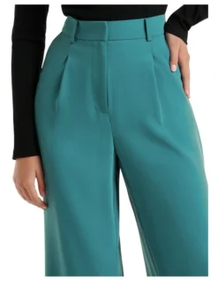 Forever New Colby Wide Leg Pant In Green -Myer Clothing Shop 986708350 4 720x928