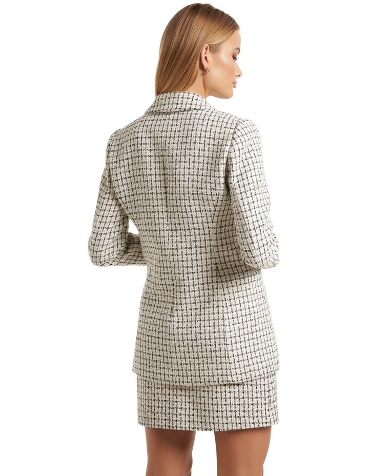 Forever New Pearl Boucle Jacket In Cream 2 Forever New Pearl Boucle Jacket In Cream - Image 2