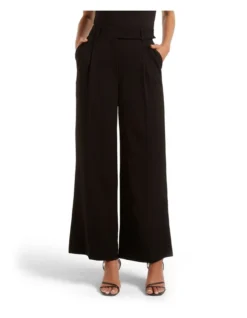Forever New Isla Wide Leg Pant In Black