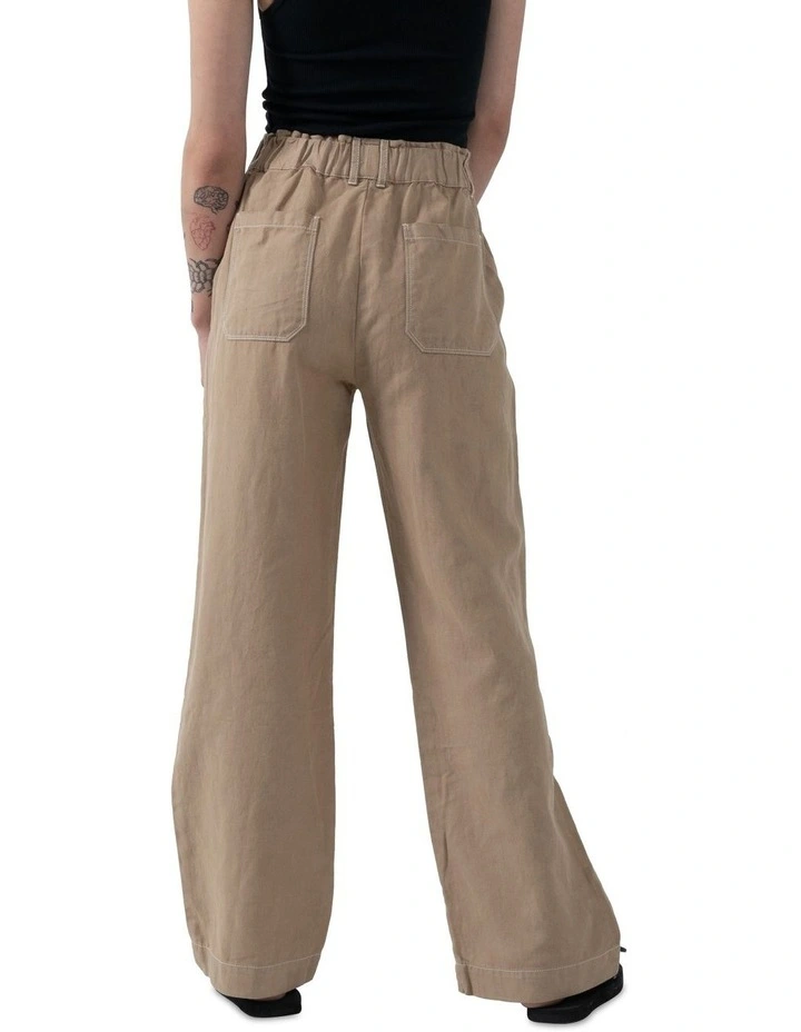 Intuition Pant In Brown 5 Intuition Pant In Brown - Image 5