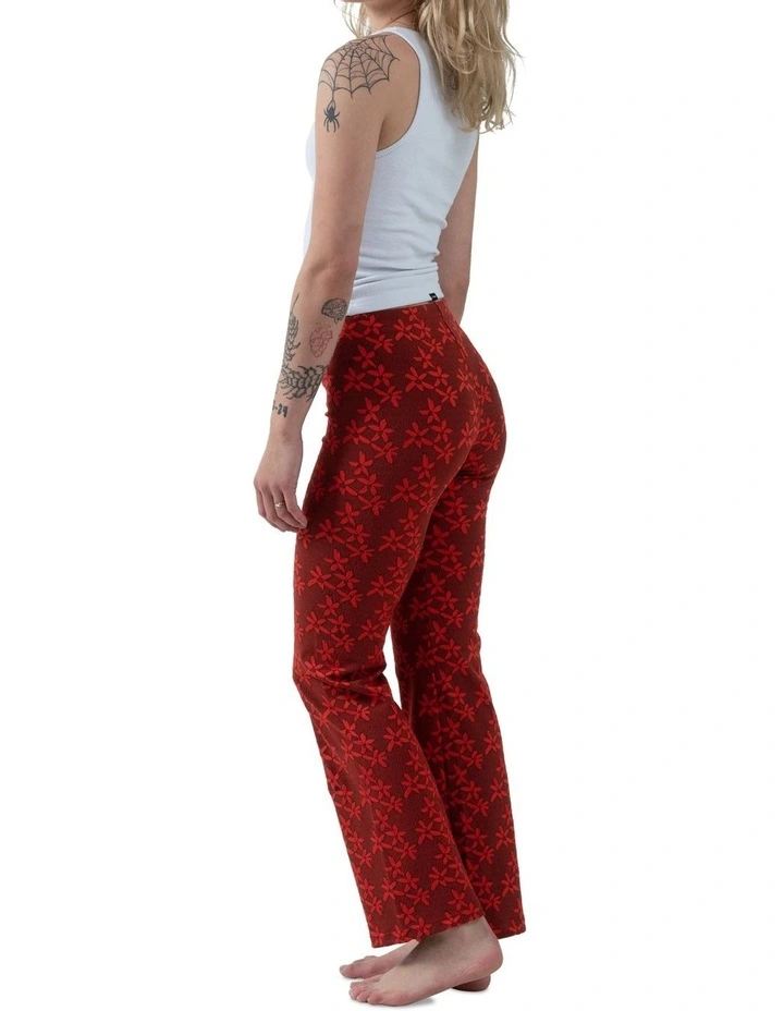 Azealia Pant In Red Multi 5 Azealia Pant In Red Multi - Image 5