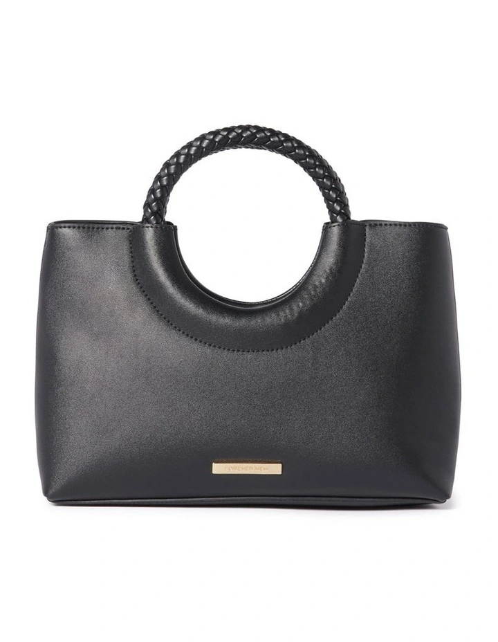 Forever New Amanda Round Handle Bag In Black 1 Forever New Amanda Round Handle Bag In Black