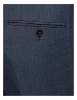 Oxford Byron Wool Stretch Suit Trousers In Blue -Myer Clothing Shop 987060700 3 720x928