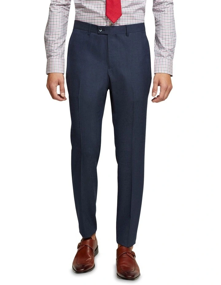 Oxford Hopkins Wool Rich Suit Trousers In Blue 1 Oxford Hopkins Wool Rich Suit Trousers In Blue