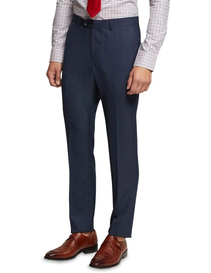 Oxford Hopkins Wool Rich Suit Trousers In Blue 2 Oxford Hopkins Wool Rich Suit Trousers In Blue - Image 2