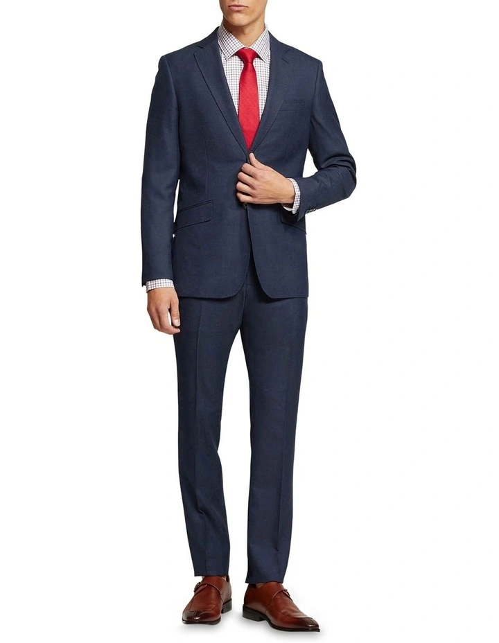 Oxford Hopkins Wool Rich Suit Trousers In Blue 5 Oxford Hopkins Wool Rich Suit Trousers In Blue - Image 5
