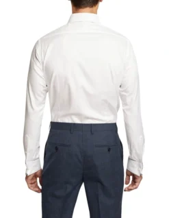 Oxford Beckton French Cuff Shirt In White -Myer Clothing Shop 987062770 3 720x928