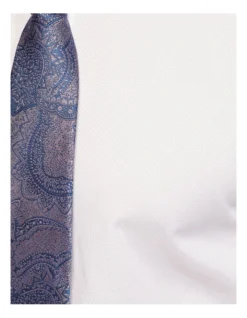 Oxford Beckton French Cuff Dobby Shirt In White -Myer Clothing Shop 987063310 6 720x928