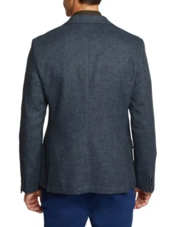 Oxford Milton Wool Rich Blazer In Blue -Myer Clothing Shop 987064300 3 720x928