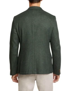 Oxford Milton Wool Rich Blazer In Green -Myer Clothing Shop 987064390 3 720x928