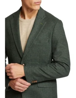 Oxford Milton Wool Rich Blazer In Green -Myer Clothing Shop 987064390 4 720x928
