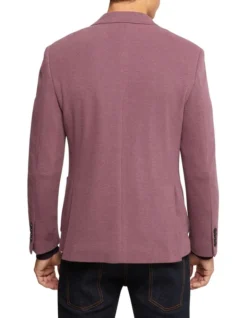 Oxford Frankie Knitted Blazer In Red -Myer Clothing Shop 987064480 3 720x928