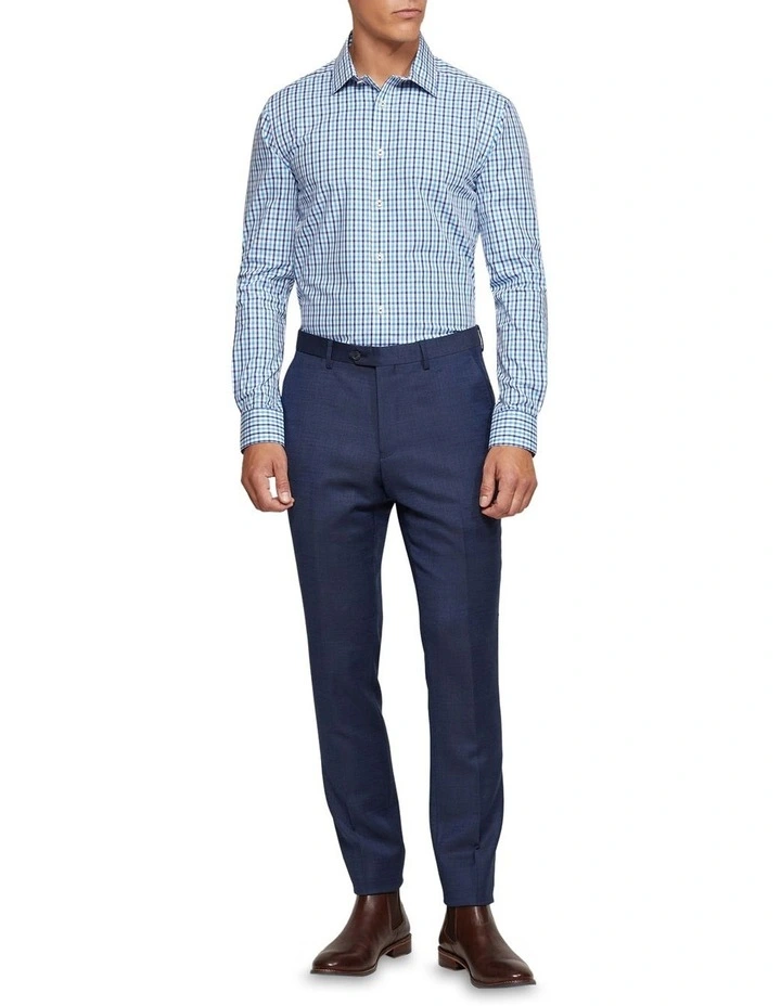 Oxford Beckton Check Shirt In Blue 1 Oxford Beckton Check Shirt In Blue