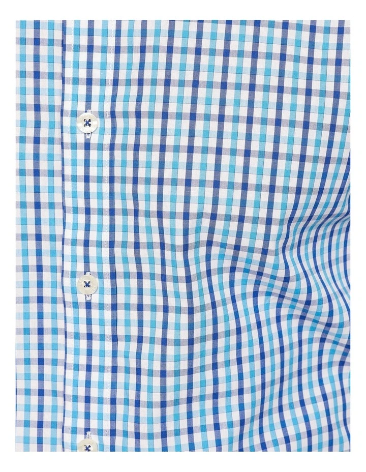 Oxford Beckton Check Shirt In Blue 6 Oxford Beckton Check Shirt In Blue - Image 6