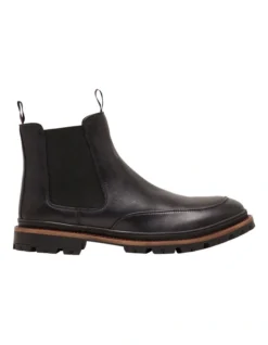 Oxford Javon Chelsea Boot In Black