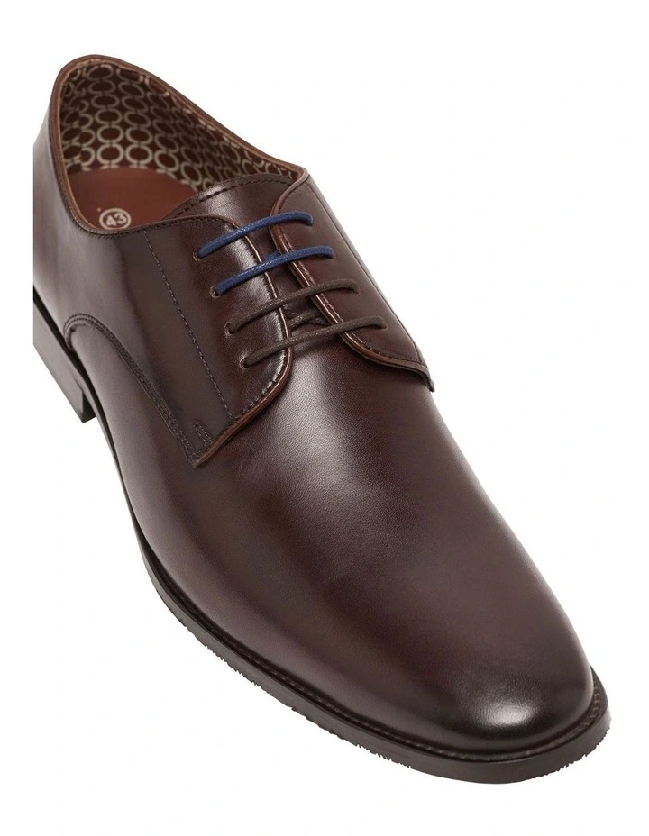 Oxford Larry Derby Shoe In Hickory Tan 4 Oxford Larry Derby Shoe In Hickory Tan - Image 4