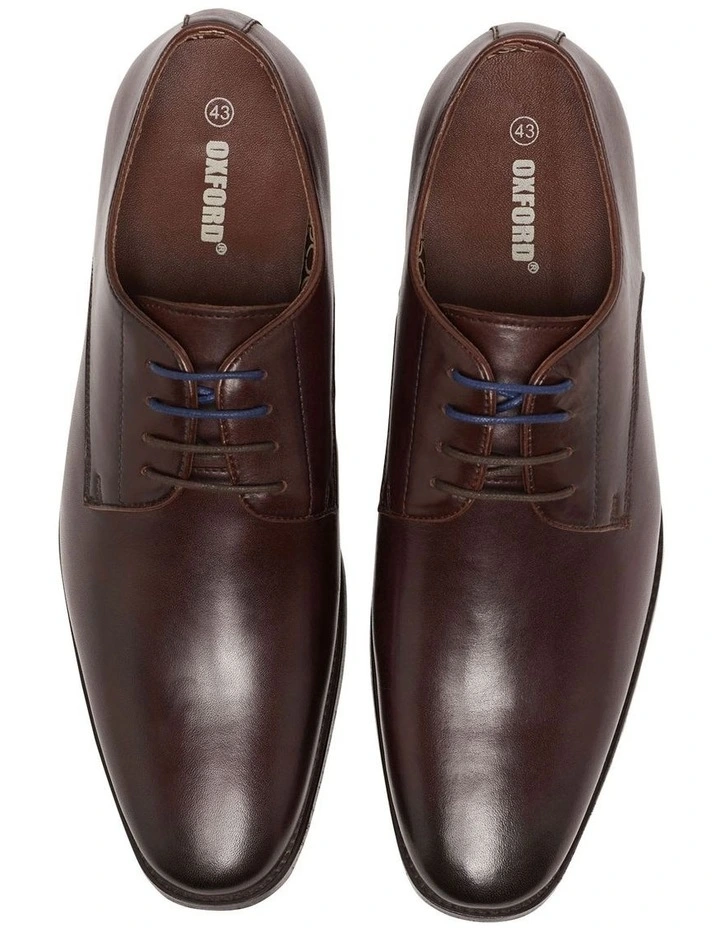 Oxford Larry Derby Shoe In Hickory Tan 5 Oxford Larry Derby Shoe In Hickory Tan - Image 5