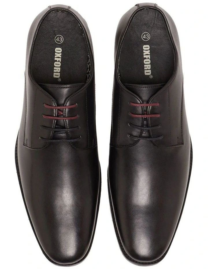 Oxford Larry Derby Shoe In Black 5 Oxford Larry Derby Shoe In Black - Image 5