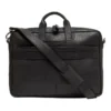 Oxford Samuel Leather Briefcase In Black