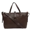 Oxford Burgess Overnighter Bag In Brown