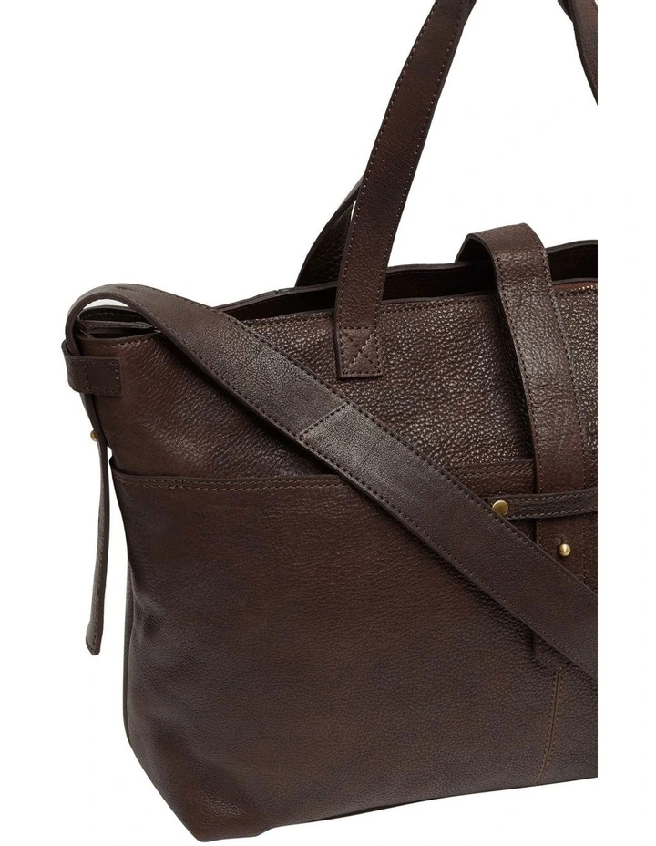 Oxford Burgess Overnighter Bag In Brown 3 Oxford Burgess Overnighter Bag In Brown - Image 3