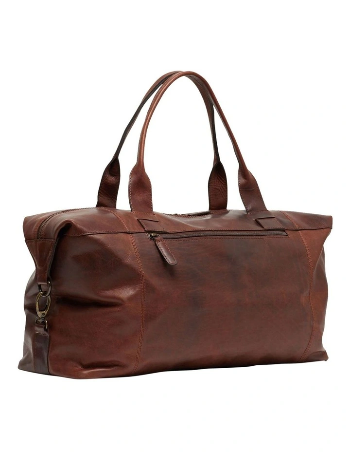 Oxford Gianni Leather Weekender In Saddle 2 Oxford Gianni Leather Weekender In Saddle - Image 2