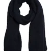 Oxford Ruben Knit Scarf In Navy Blue
