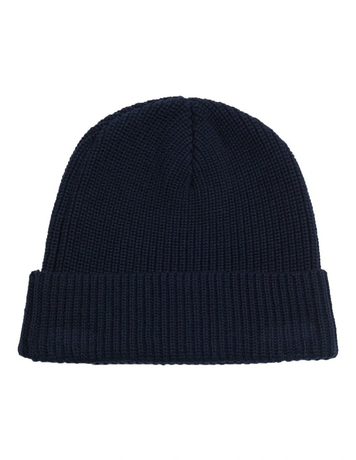 Oxford Ruben Knit Beanie In Blue 1 Oxford Ruben Knit Beanie In Blue