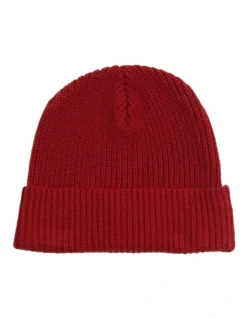 Oxford Ruben Knit Beanie In Red