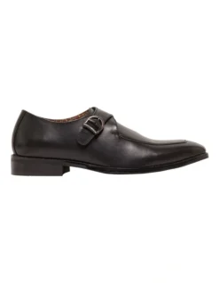 Oxford Sean Monk Shoe In Black