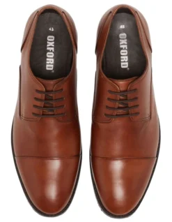 Oxford Archer Leather Derby Shoe In Tan 9 Oxford Archer Leather Derby Shoe In Tan -Myer Clothing Shop 987101560 5 720x928